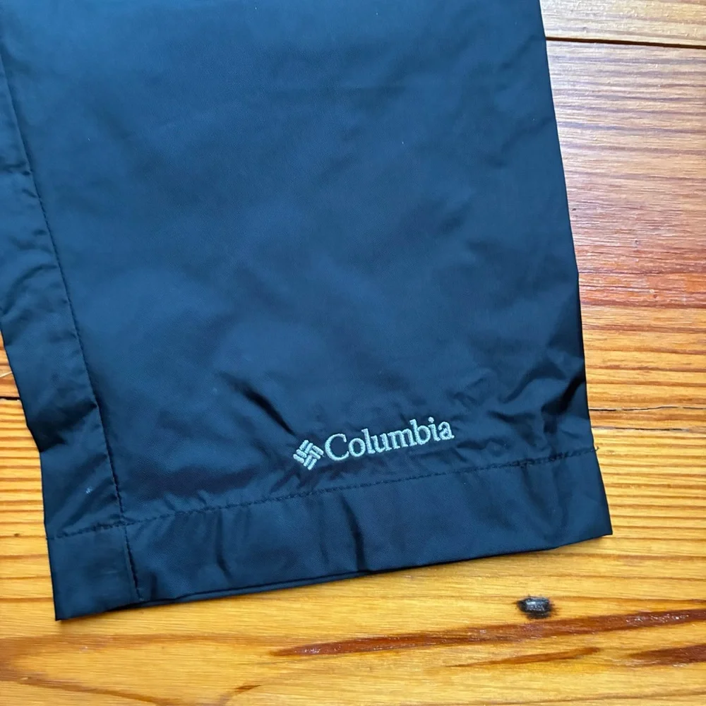 Columbia Black Rain Pants, NWOT, 6/7